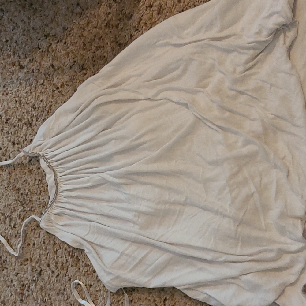 White dress tank top